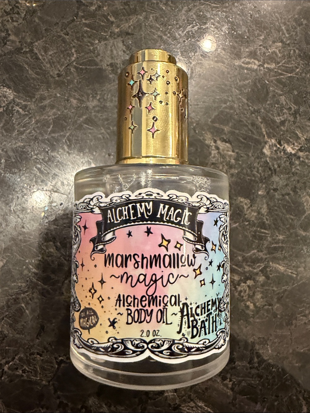 Marshmallow Magic Alchemical Body Oil — Gold & Pastel